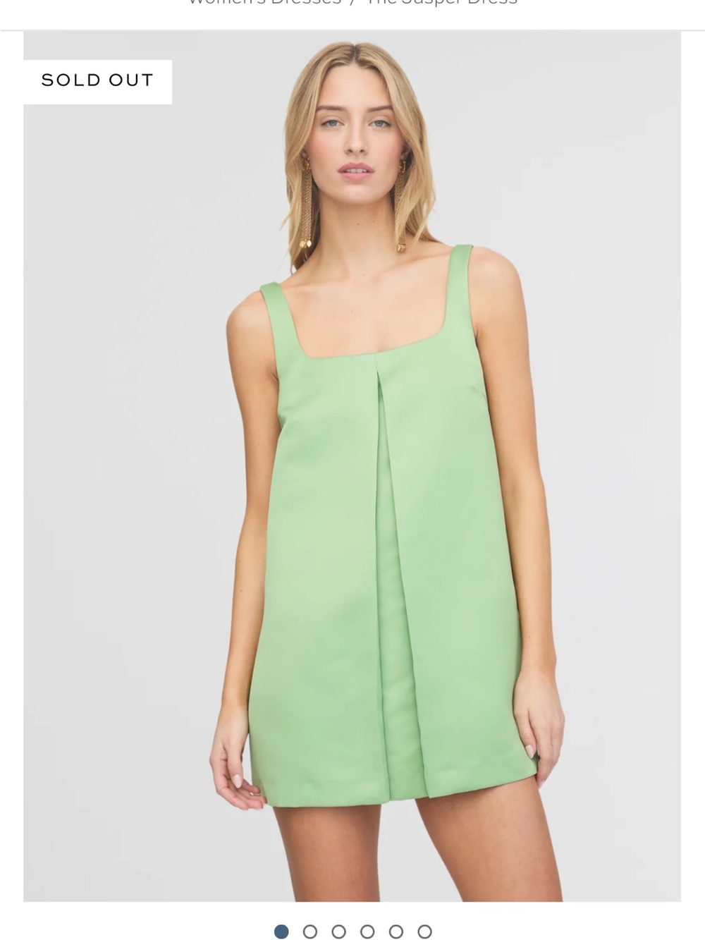 Hill House Home Jasper Mini Dress Green